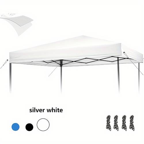canopy replacement top cover up canopy tent cover with windproof ropes for straight leg frame waterproof canopy top for garden patio camping