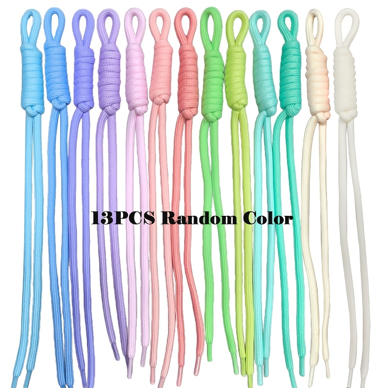 TEMU 13pcs Colorful Paracord Keychains For Bag Charms, 5mm Diameter, About 9.84