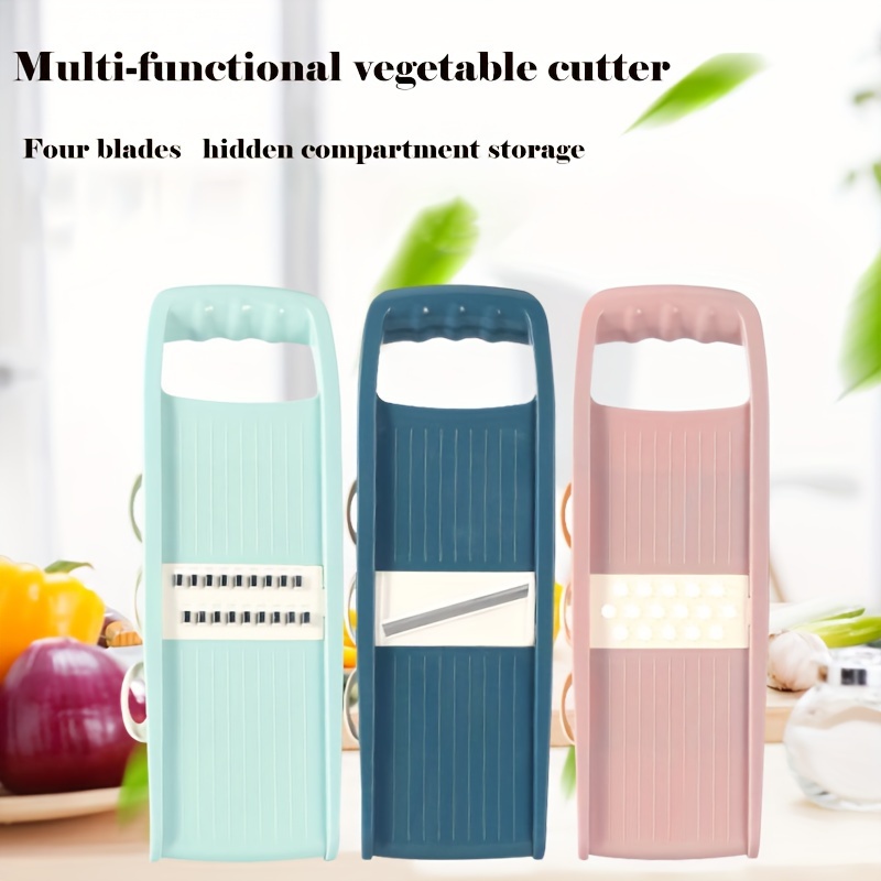 a set of 4 multifunctional kitchen tools 4in 1 multifunctional vegetable chopper slicer potato slicer kitchen gadgets manual chopper and slicer for home kitchens outdoor camping picnics details 6