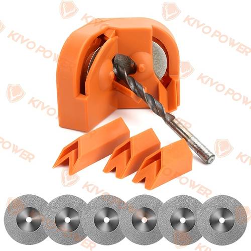 10pcs portable twist drill bit grinding tool new multi functional 2 16mm universal electric drill bit sharpener multi specification grinding tool for old drill bits grinding auxiliary tool