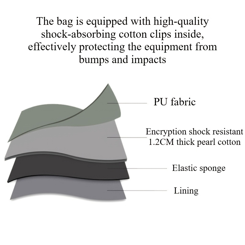 Shockproof Camera Bag with Padded Insert Case & Dividers