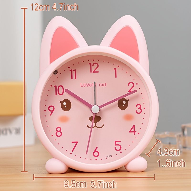 E-shop Dieser Cartoon Katzen-Wecker für das Schlafzimmer ist sehr leise, sodass er Ihre Schlaf- oder nicht stört. Er wird auch mit einem Nachtlicht