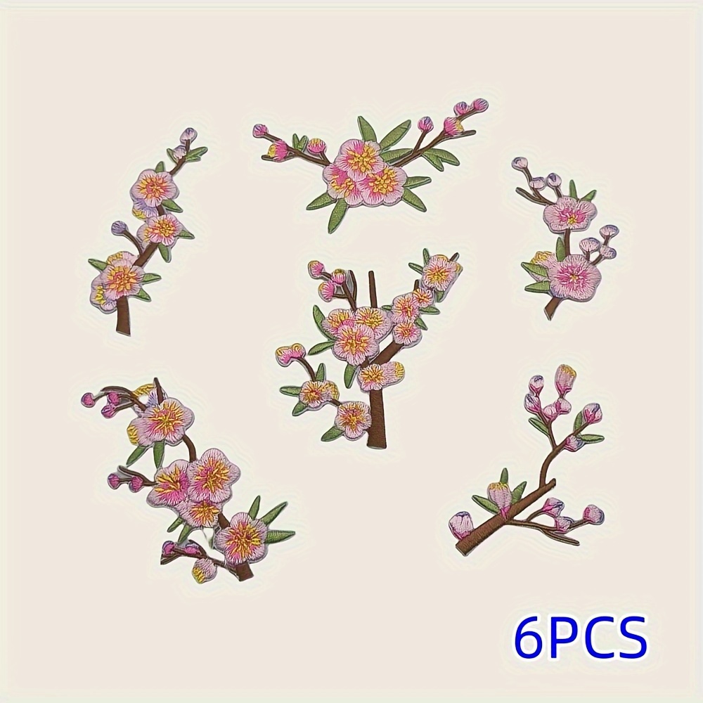 TEMU 4/6 pièces collection brodées appliqués à repasser ou coudre badges patchs