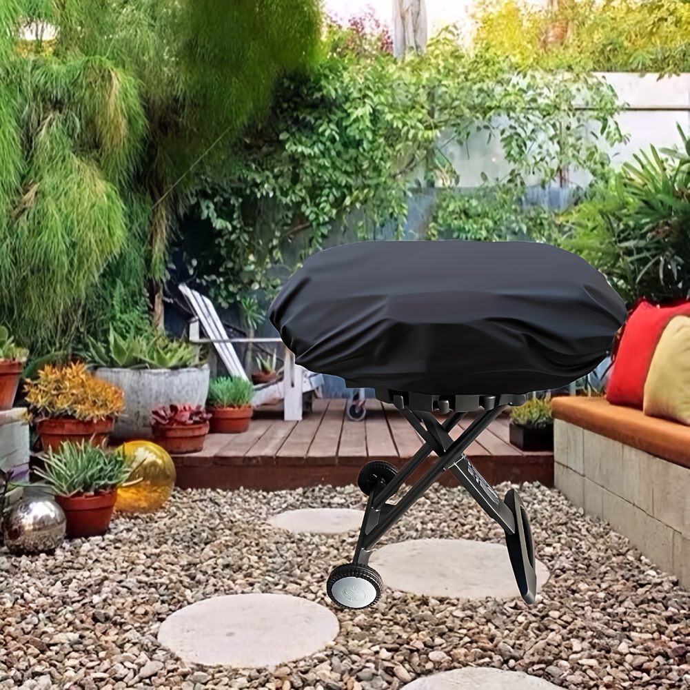 TEMU 1pc Housse de robuste et portable pour barbecue, Housse de pour barbecue de jardin, Housse pour réchaud BBQ