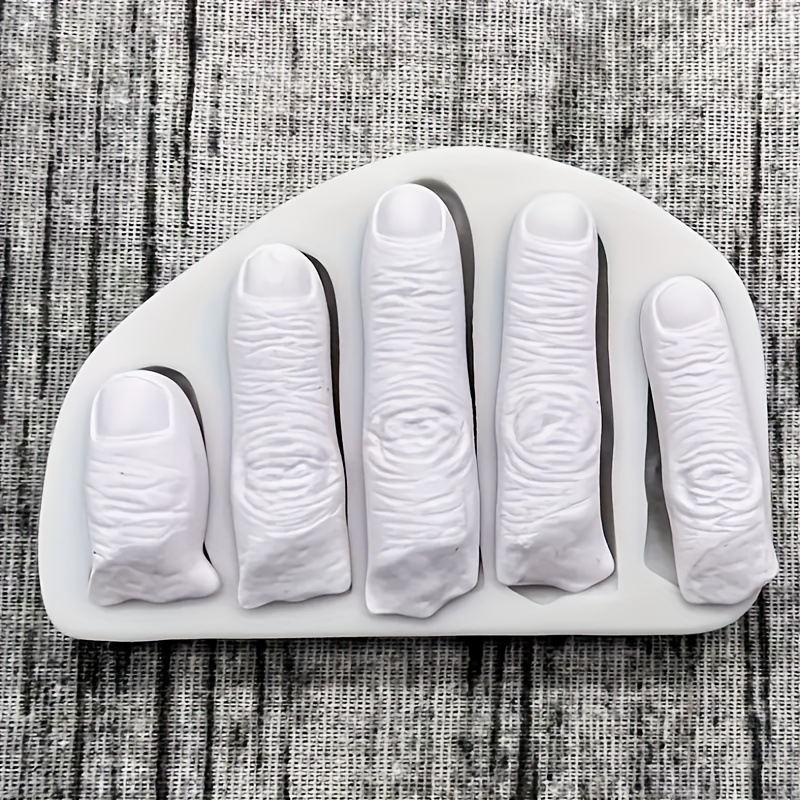 

Silicone Finger Mold For Cake Decorating, Cupcake Topper Fondant Molding - Sugarcraft Baking Tool With Lifelike Finger Design, Durable Silicone Material, Dishwasher Safe