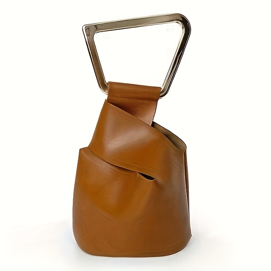 American Designer Irregular Women'S Handbag, New Summer Fashionable Bucket Bag, Women'S Fashionable And Unique Acrylic Tote Bag.