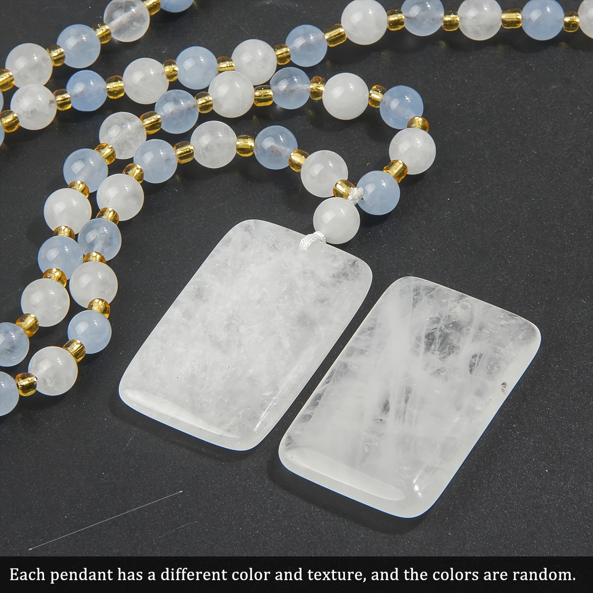 Bohemian Minimalist Natural Stone Bead Necklace