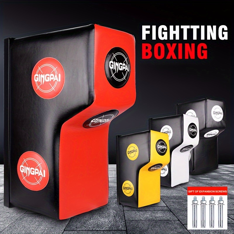 Box-wandmat, stanswandbekleding, stanskussen, sportschild, blokkeerpad, PU-leer, Wall Target Foam Boxing Fighter Fitness Wandbokszak voor fitnessstudio, bokstraining