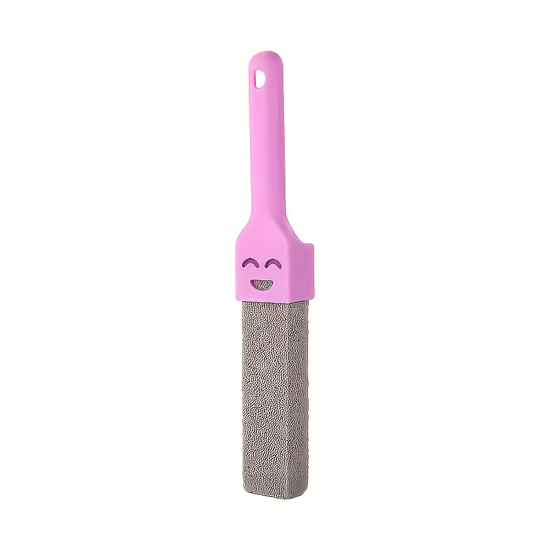 E-shop 2er-Set (Kalkstein + Griff), langstieliger Kalkstein-Toilettenbürste, Reinigungsbürste, Toilettenset ohne toten Winkel – ideal für