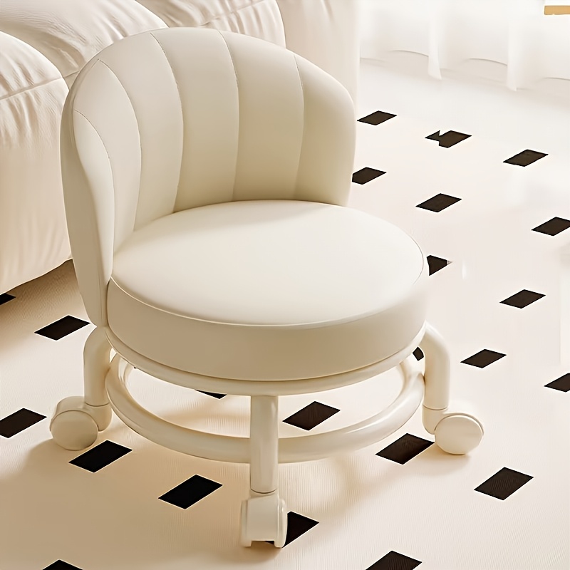 TEMU Roller Seats Movable Stool, Multifunctional Pulley Stool And No , Smooth-rolling Casters, Sturdy And Durable, Non-slip Cushion, Low Roller Seat