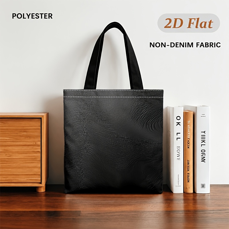 TEMU Sac et sac bandoulière texturé noir pour homme et femme - Sac à main unisexe avec bandoulière adapté aux quotidiens, aux sorties décontractées,