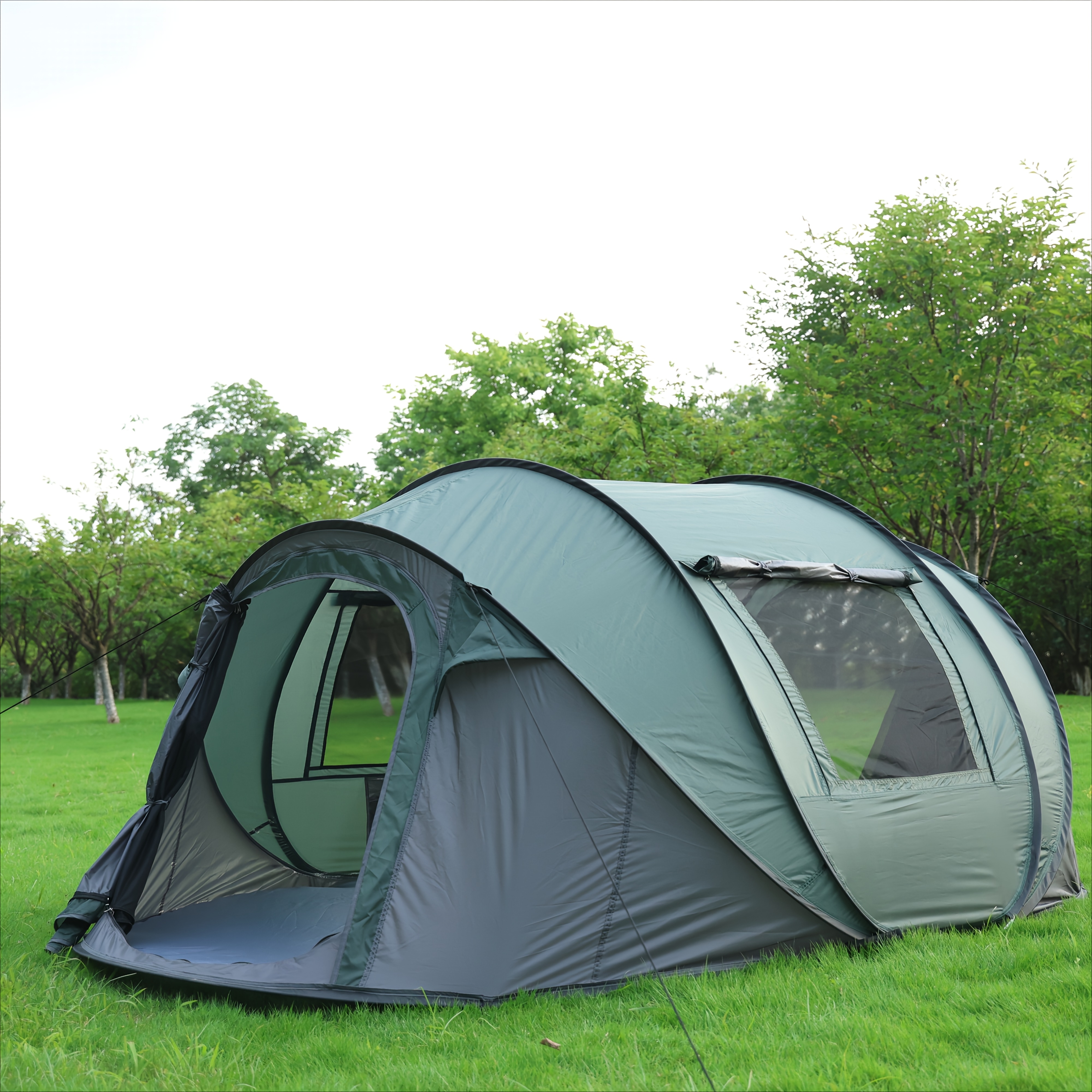 send tent REDCAMP Canopy Inner Camping Cube Tent (Frame/Top NOT Included) Blue Bergtraining im Flachland: Infos, Size:53cm it combines quick setup recommended-