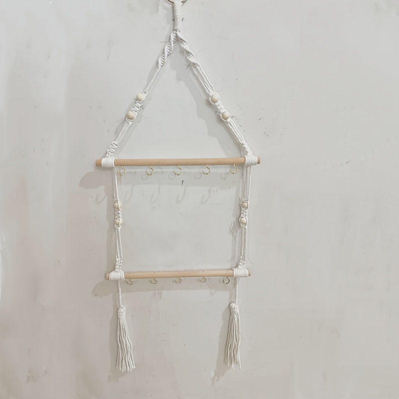 A Handmade Drying Rack For The Kitchen, Featuring Hooks For Hanging Decorations, Does Not Herbs, Drying Racks