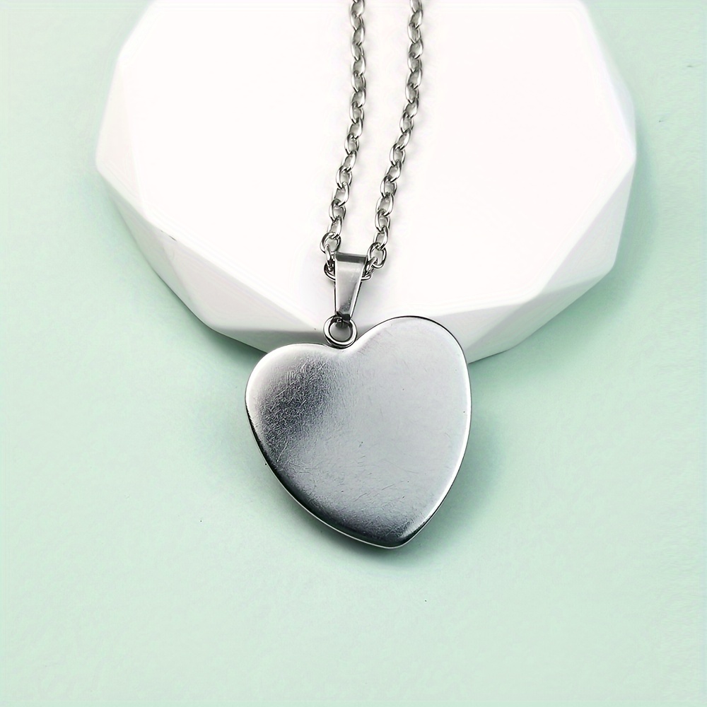 3pc Peacock Feather Heart Necklace & Earring Set, Gift for Her