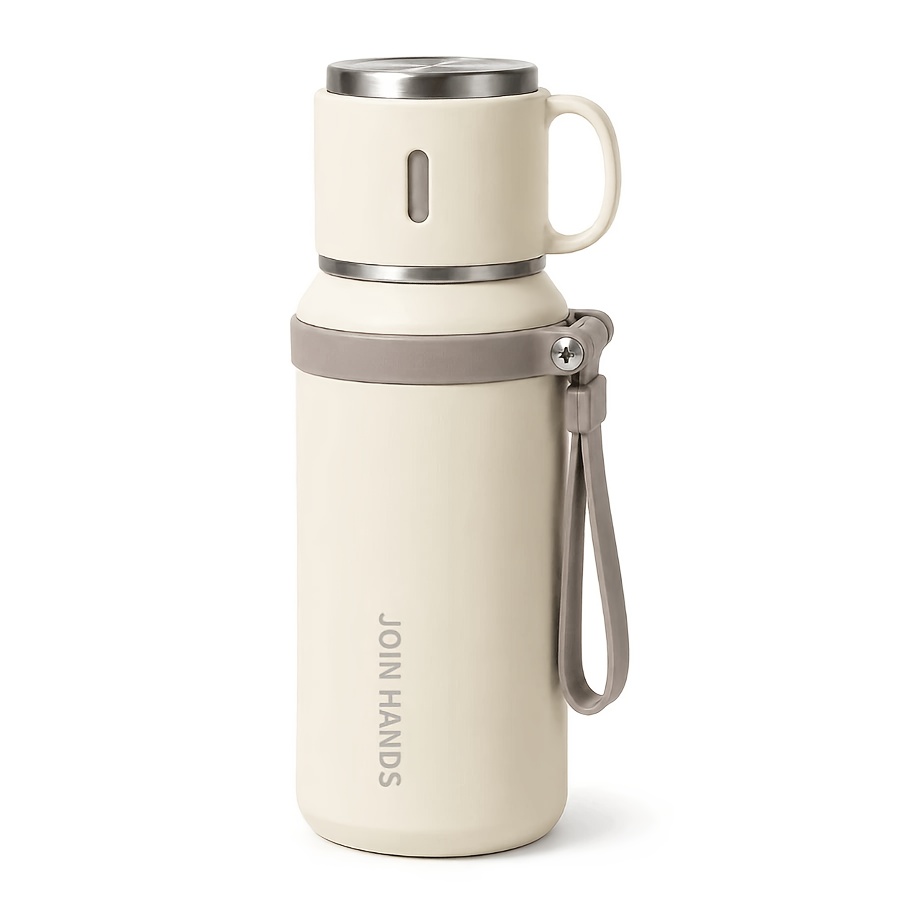 TEMU 27oz/20oz Dual Capacity Stainless Steel Water Bottle, 316 Food Grade Material, Insulated Portable Leak-proof Cup, Long-lasting Temperature Lock