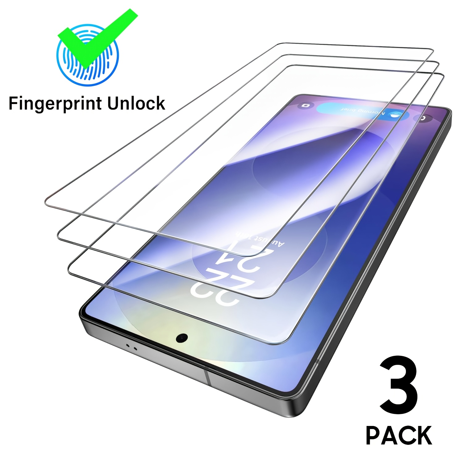 E-shop Panzerglas Displayschutzfolie für Samsung Galaxy S26 Ultra, Hülle-freundlich, Kratzfest, Sonic Technologie Fingerabdruck-Entsperrung, HD