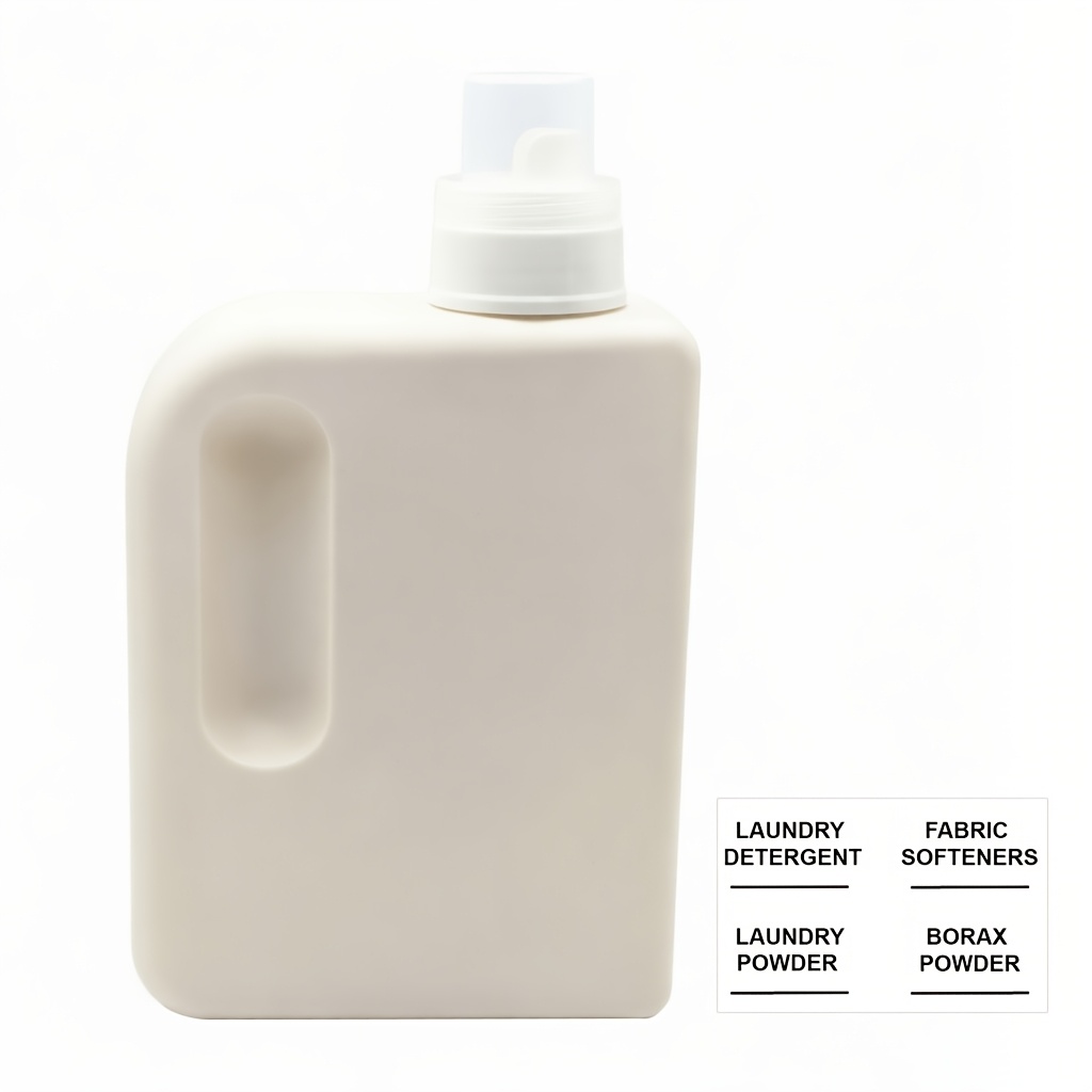 TEMU Large-capacity Detergent Dispenser Bottles For Laundry Liquid, Laundry Powder, Fabric Softener, Etc. (detergent Not Included). Features An