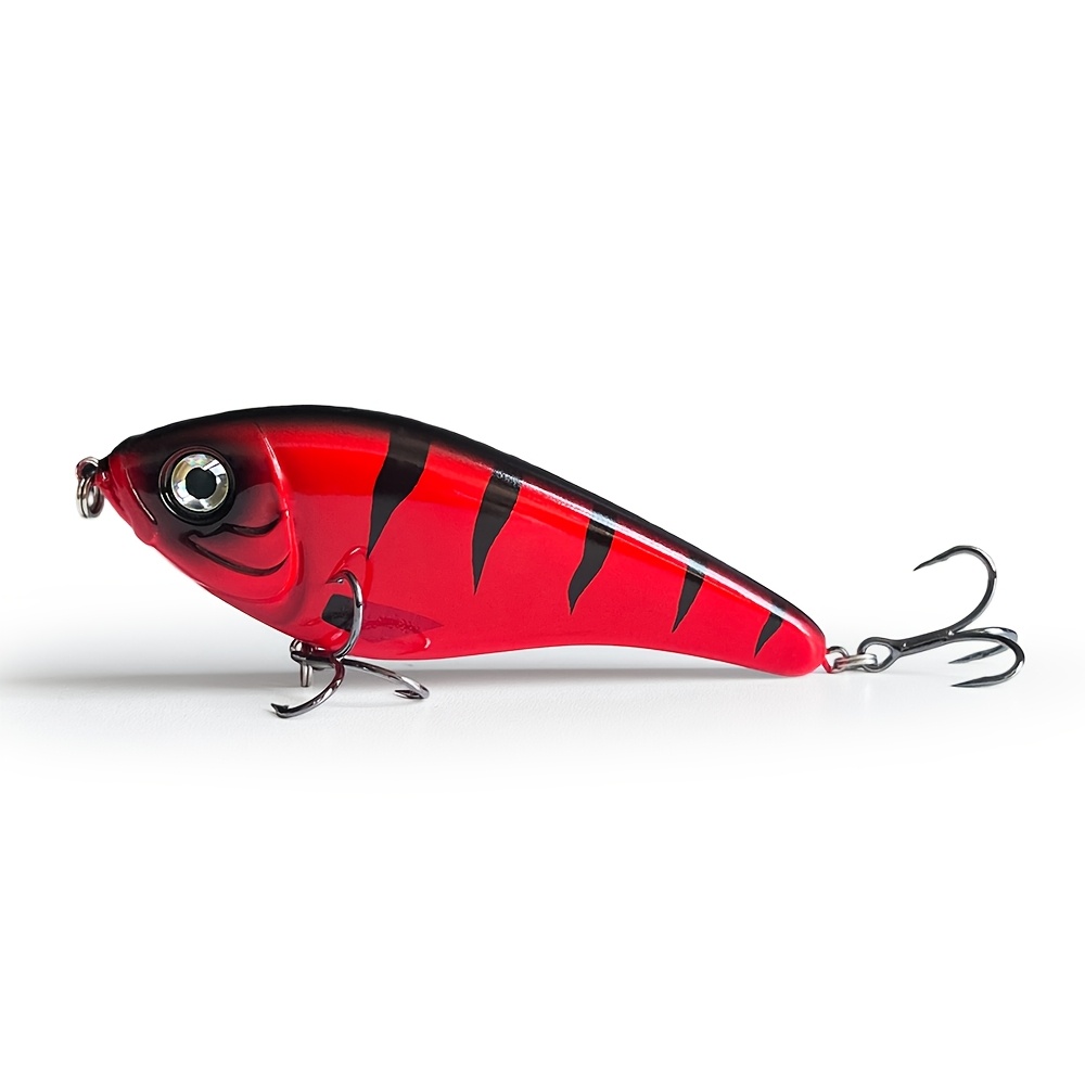 TEMU 1pc Long Cast Lure Vib Sinking Bait For Fresh And Saltwater, 37.5g/11cm Plastic Fishing Lure For Pale , , Etc.