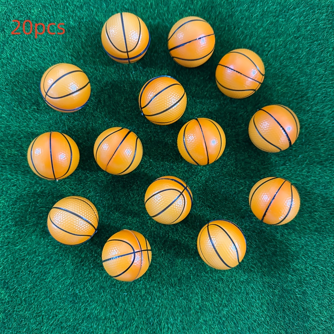 20pcs Mini Basketball Squeeze Ball Toys - Fidget Toys Suitable For New Year, Easter, Valentine's Party Favors, Miniature Basketballs For &, Home & Prizes