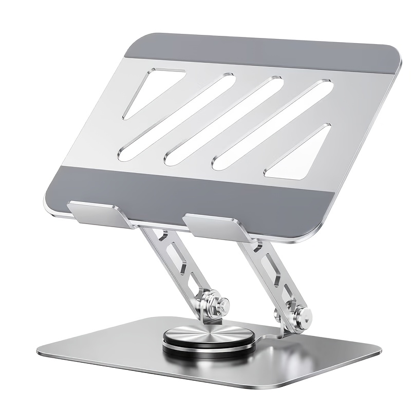 Image of Ipad Desk Stand, 360-degree Rotating Adjustable Portable Monitor Tablet Holder Office Additions Compatible With Ipad Pro 13, 12, 11, Air Mini 5, 4, 3, Phone E-reader