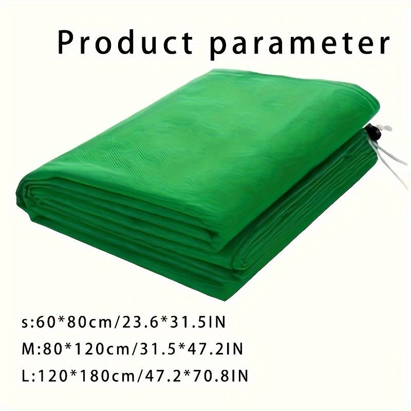 Sac Antigel Pour Plantes 45x50 Cm – Voile Hivernage Réutilisable, Cordon & Fermeture Éclair – Protège Du Froid, Pluie, Vent – Pour Balcon & Jardin