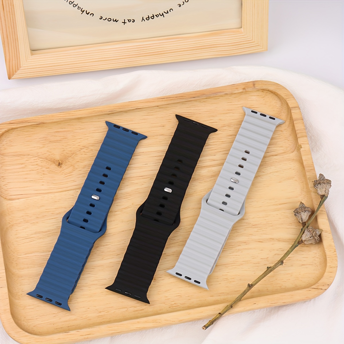 Breathable Trail Loop + Alpine Loop + Ocean + Elastic, 8pcs Set Compatible with for Apple Watch Ultra S 49Mm, 46Mm, 45Mm, 44Mm, Suitable for Both Men And Women, Compatible with Ultra 2/Ultra for Iwatch Series 10, 9, 8, 7, 6, SE, 5, 4, 3, 2, 1