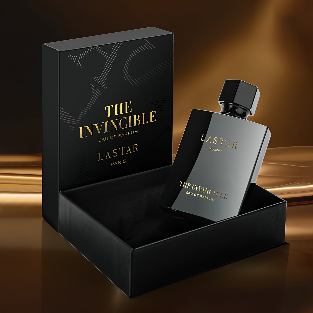 LASTAR Black Classic Pheromone Perfume for Women & Men - Long-Lasting Woody Scent with Violet Leaf, Sandalwood & Musk, Elegant Black Luxury Gift Box, Unisex Cologne for Dating & Special Occasions, Holiday Surprise Gift for Wife, Girlfriend