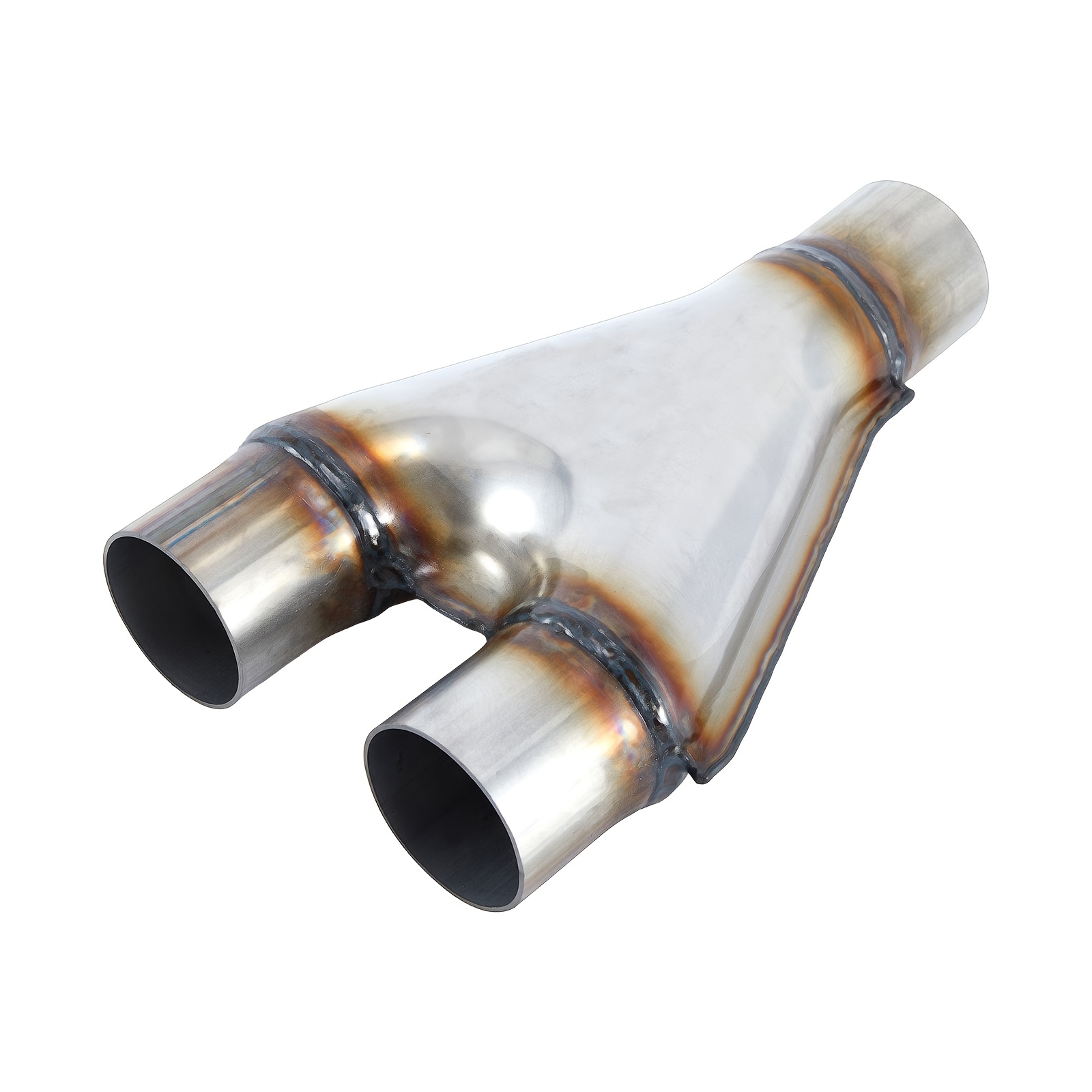 Exhaust 2" Inlet, Stainless Steel 2" Outlet 10" Long Withstands High Temperatures