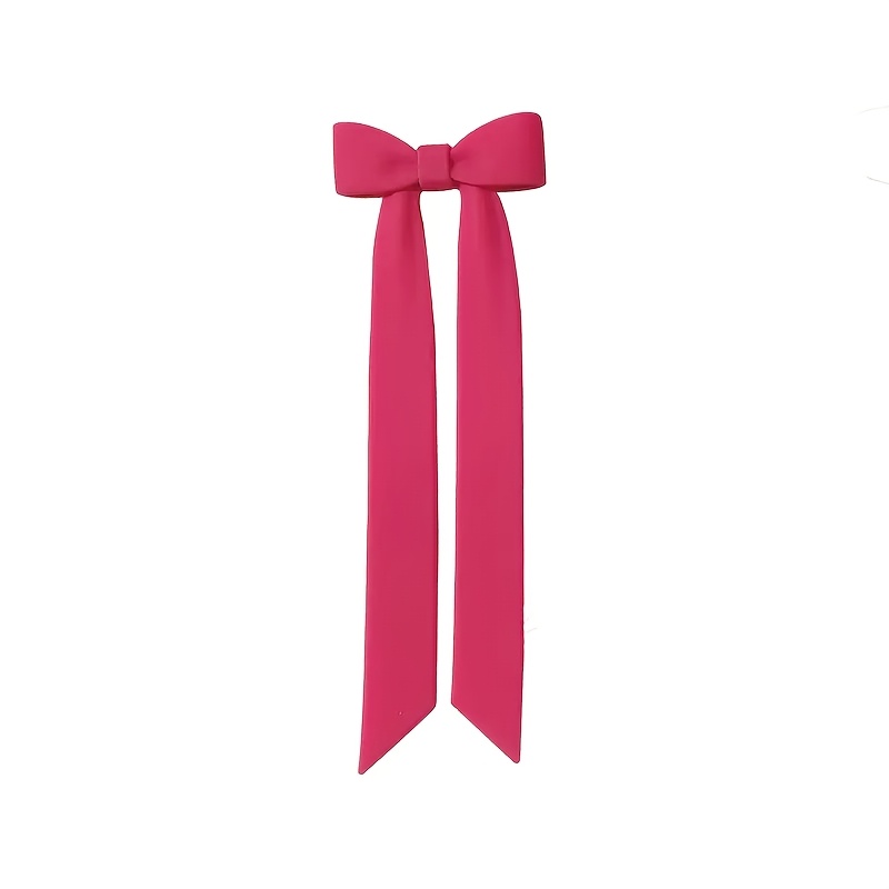 TEMU Marque-page en silicone avec nœud et long ruban marque-page - Convient aux étudiants, enseignants, amateurs de livres, accessoire de livre pour