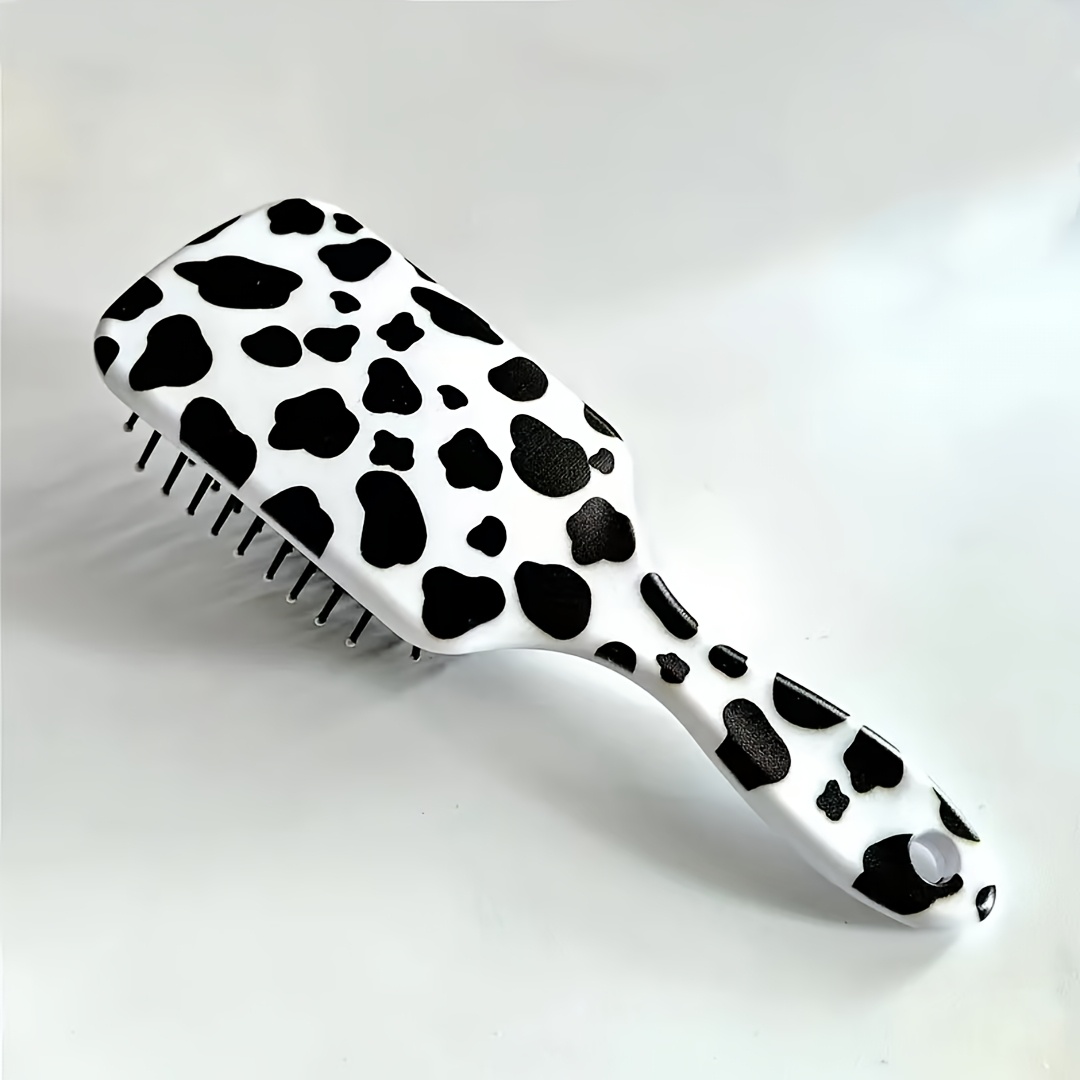 Leopard-Druck Haarbürste Mit Luftkissen – Antistatisch, Entwirrend, Mit Massage-Funktion – Für Männer & Frauen