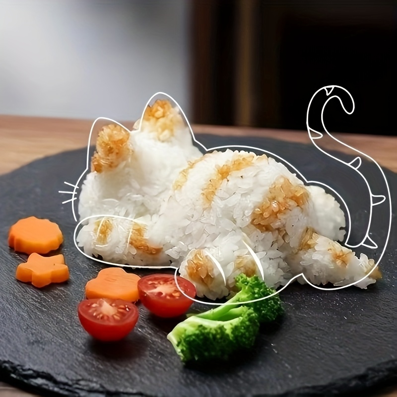Molde para sushi en forma de gato