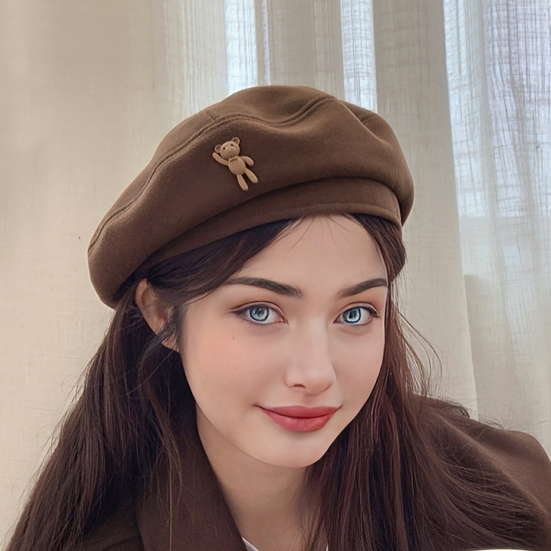 in womens outdoor elegant beret a - Temu display picture 1