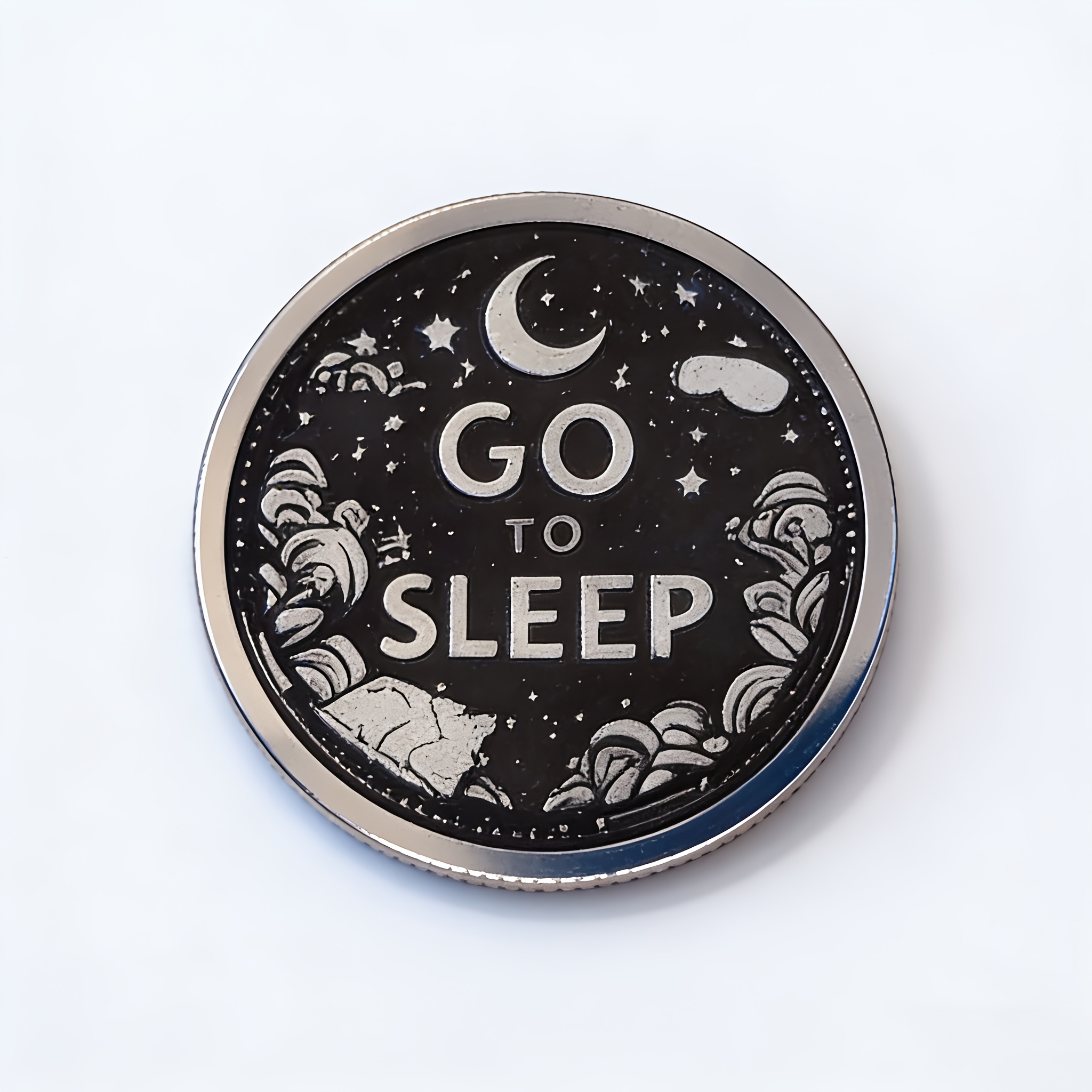 Decision-difficulty Coin - Flip Again / Go To Sleep - Fun Gift For Couples - Birthday, Wedding, Christmas, Valentine's Day Gift