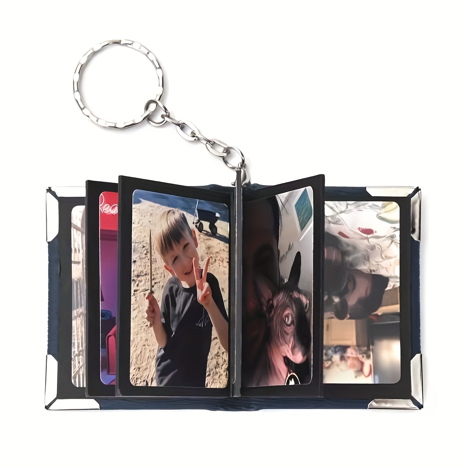 personalisiertes mini fotoalbum schlüsselanhänger