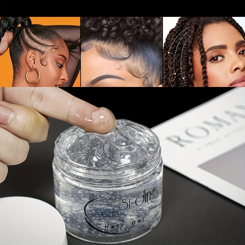 transparent hair wax a gel that   frizz and provides long lasting hold   braids buns and twisted styles moisturizing smoothing braid additions sleek hairstyles that   damage hair or   dust