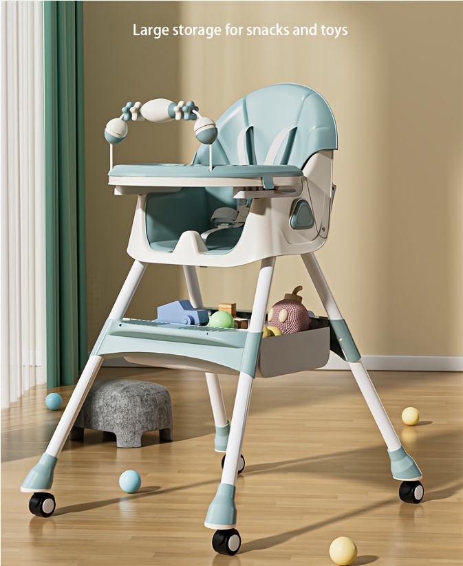 Ergonomic baby high chair