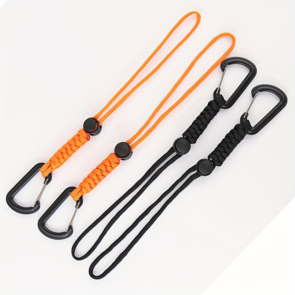 4pcs Outdoor Braided Hanging Hooks, Perfect D-hook For Bottle Bag Camping Tools