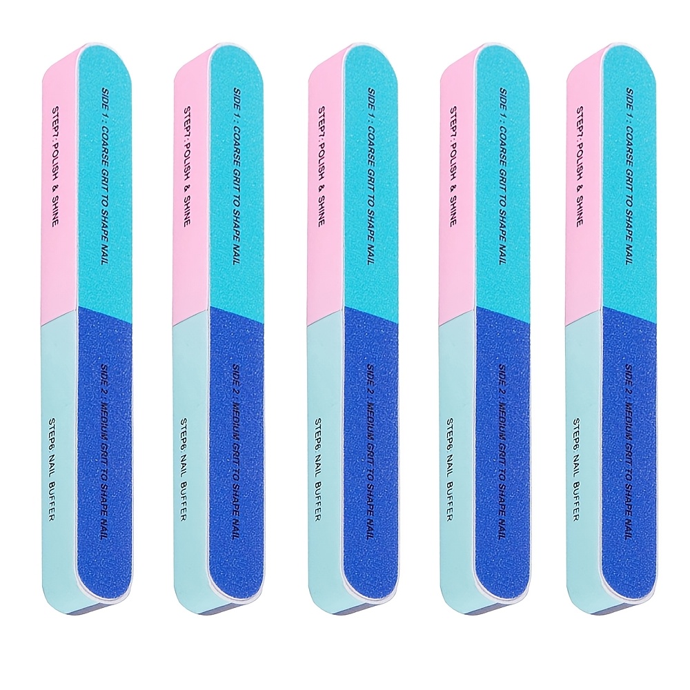 

5-pack 7-in-1 Nail File Set, Nail Buffing & Grinding, Unfragranced, Manicure Tools, Foot & , Nail Care Accessories