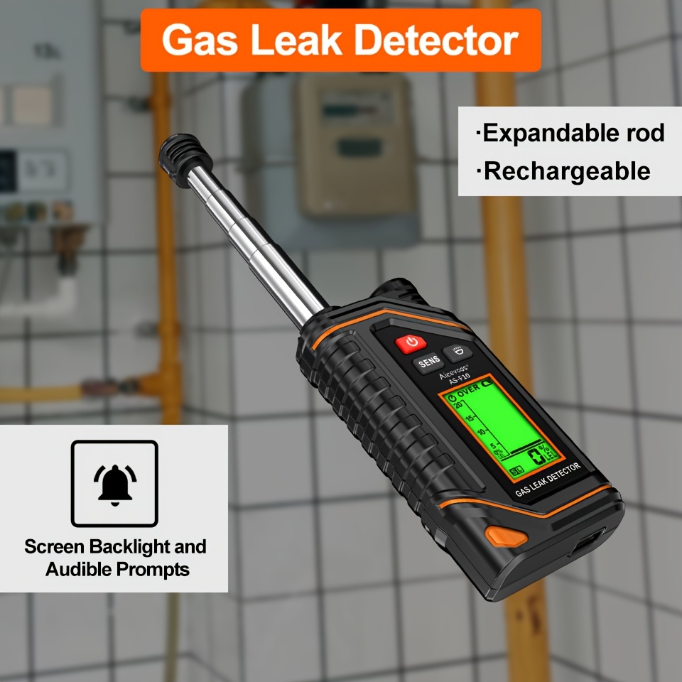 rechargeable digital displayable   gas leak detection       gas tester   detector suitable for all    