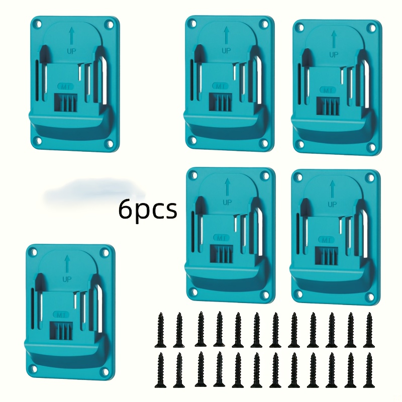 E-shop 6 Stück Bohrhalter, kompatibel mit BL1860, BL1850, BL1840 Halterungen, geeignet für Lagerung und Organisation in Werkfahrzeugen, Regalen und