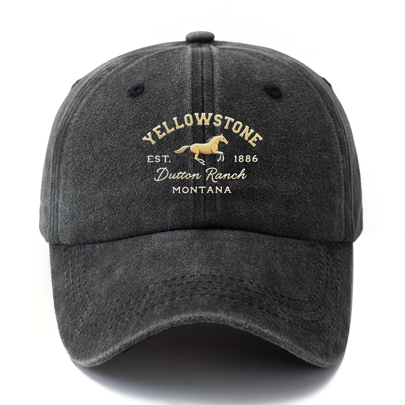 E-shop Stoff.MAKEFGE Vintage Baseballcap - Leichte Outdoor-Mütze mit gebogenem Schirm, klassisches Retro-Waschlook für Herren & Damen, Camping, Reisen,