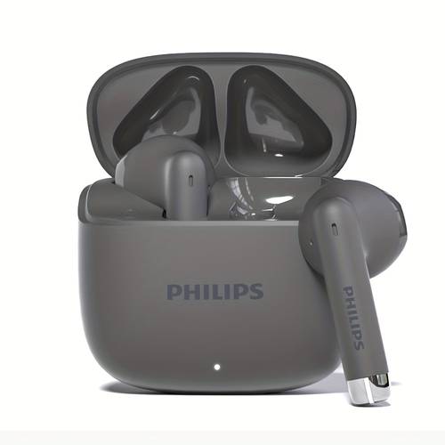 item picture philips true wireless headphones come with touch control type c charging port and dynamic diaphragm microphone are with mah charging case usb rechargeable lithium