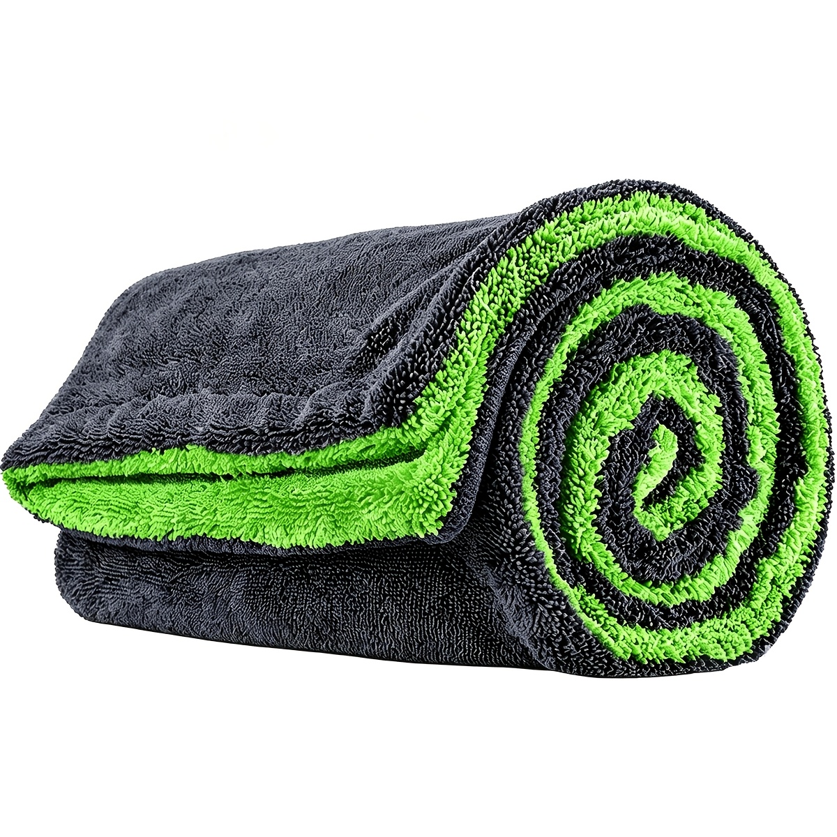 TEMU 120x60cm Car Drying Towel | Polyester, Polyamide, Super Absorbent & Super Soft, Woven, 1400 Gsm