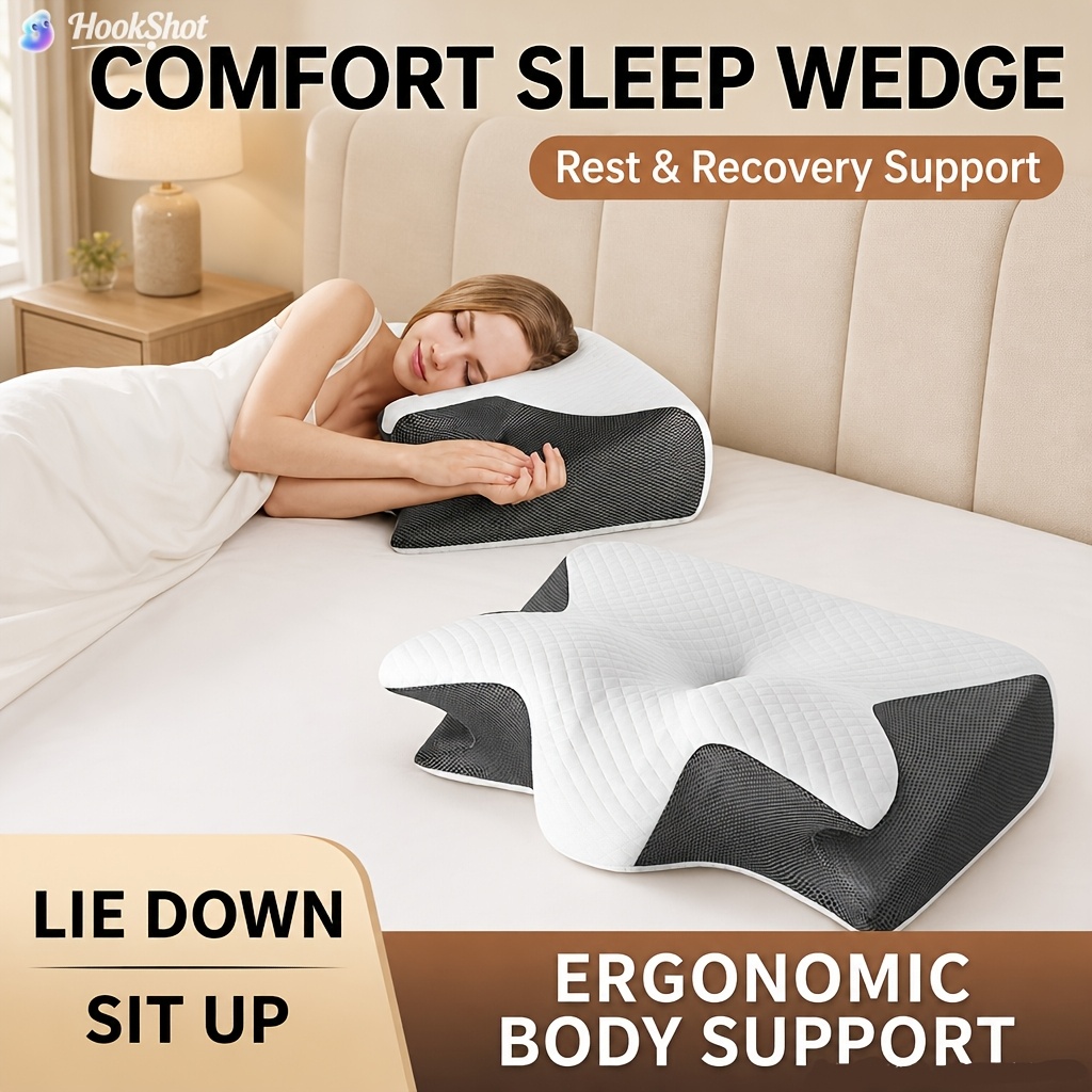 [Soporte Transpirable] Almohada Ergonómica para el Cuello | Transpirable | Soporte Cerv...