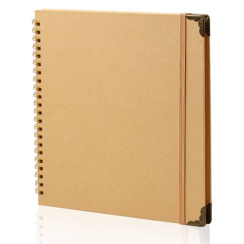 80 pages supplies 8 x 8 in album suitable for album memory book wedding anniversary family craft projects brown
