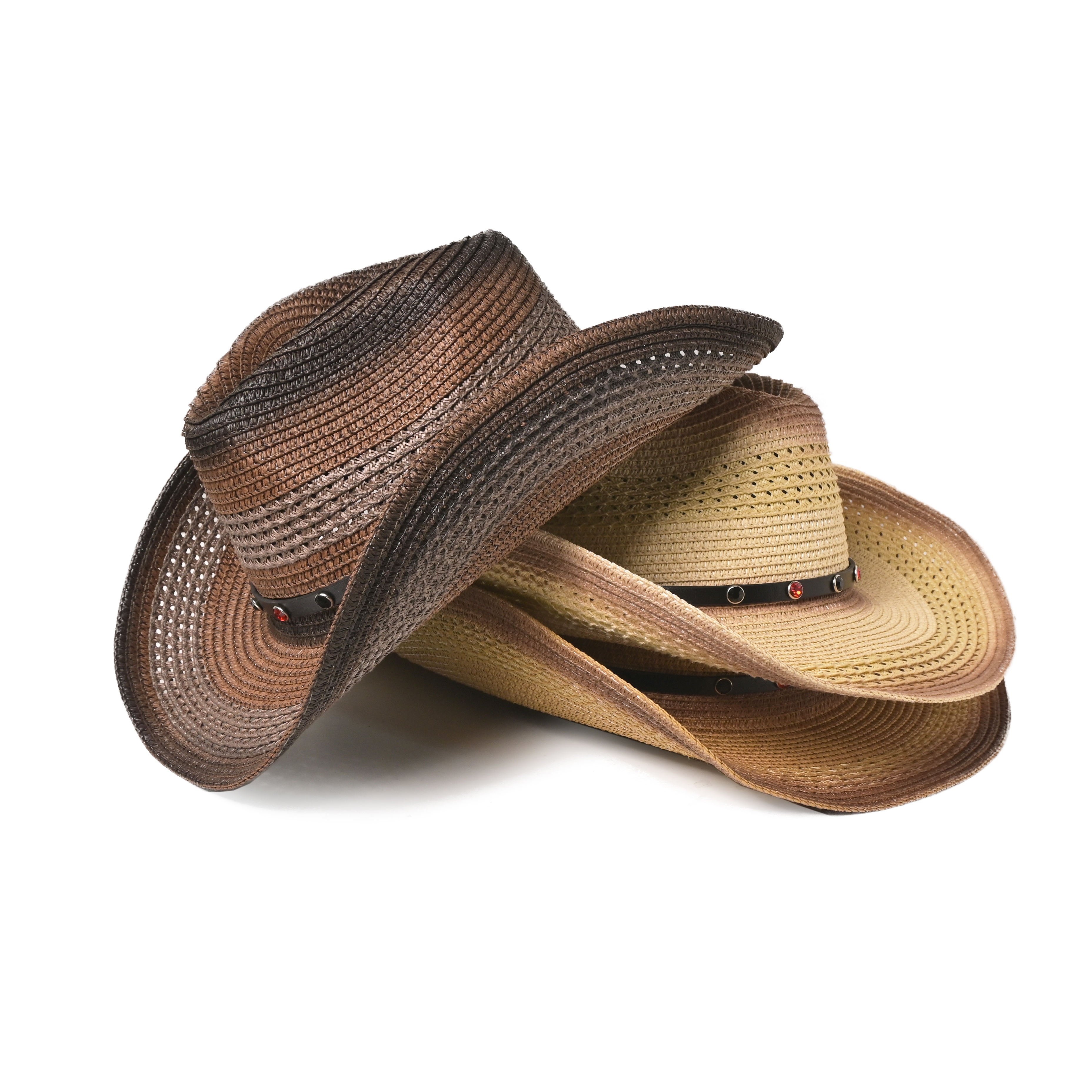 ženski šešir za sunce western kaubojski stil šuplji