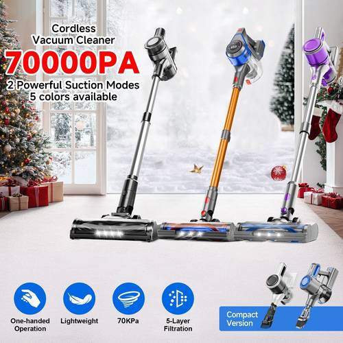 max 70kpa portable household vacuum cleaner handheld vacuum cleaner aspirating vacuum cleaner suitable for hard floors pet hair and carpets lightweight powerful vacuum cleaner corded and cordless vacuum cleaners