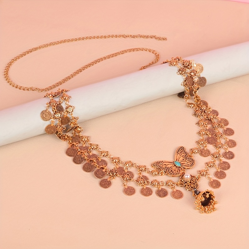 Boho-Chic Vintage Tassel Coin Belly Dance Waist Chain
