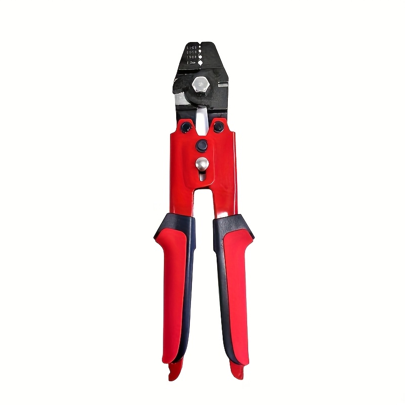 TEMU Single-piece Sleeve Crimping Pliers, As Saltwater Fishing Line Pliers, Can Crimp Wire Ropes, Cut Wires, Etc. Features A Thickened Plier Head,