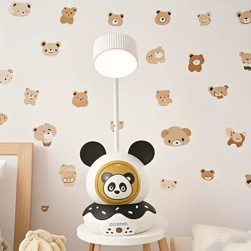 creative cute cartoon panda night light student desk lamp decoration eye protection atmosphere light Product details 5